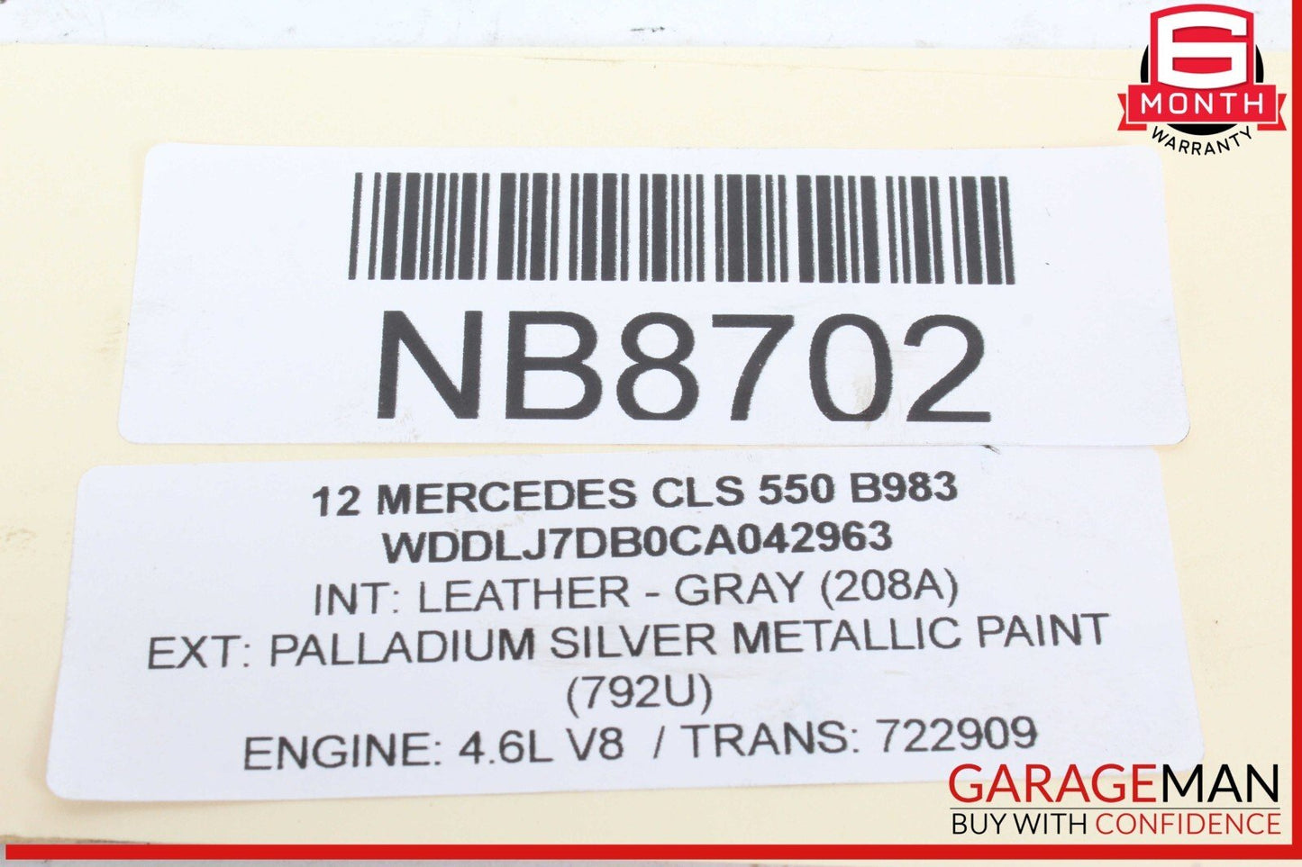 11-17 Mercedes W218 CLS550 S550 CL550 E550 Oil Separator Cover 2780180035 OEM