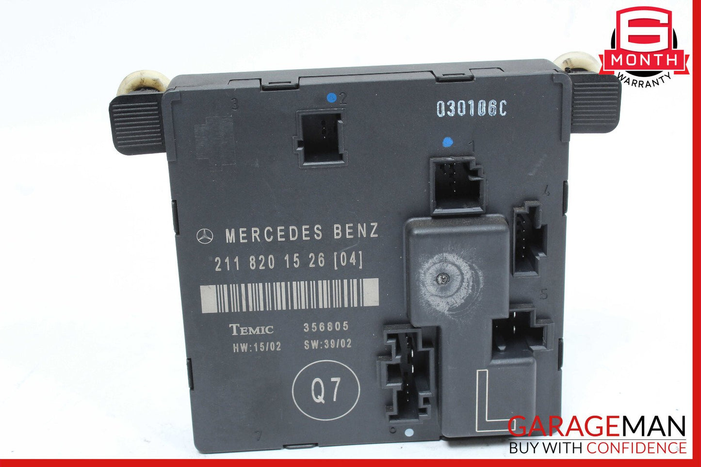 03-06 Mercedes W211 E320 E350 E500 Door Control Module Rear Left 2118201526 OEM