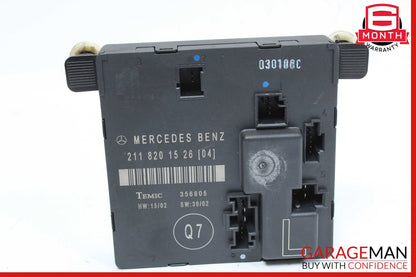 03-06 Mercedes W211 E320 E350 E500 Door Control Module Rear Left 2118201526 OEM