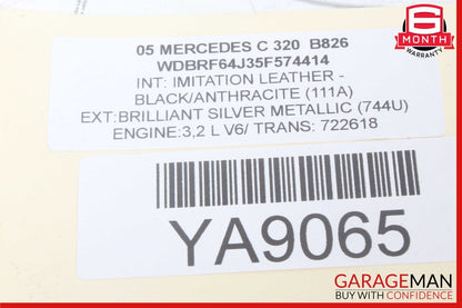01-07 Mercedes W203 C320 C230 C32 AMG Front Left Side RWD Lower Control Arm OEM