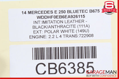 10-16 Mercedes W212 E250 ESP ABS Anti Lock Brake Pump Module 2124311448 OEM