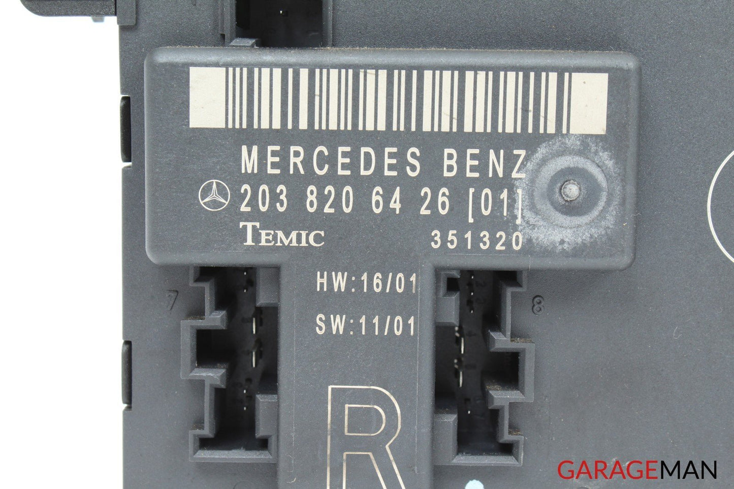 01-07 Mercedes W203 C230 C320 Front Right Side Door Computer Control Module Unit
