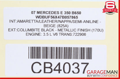 03-09 Mercedes W211 E350 E550 E320 Front Right Side Door Controller Module Unit
