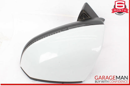 17-19 Audi Q7 Front Left Driver Side Door Rear View Mirror White 4M1857409AG OEM