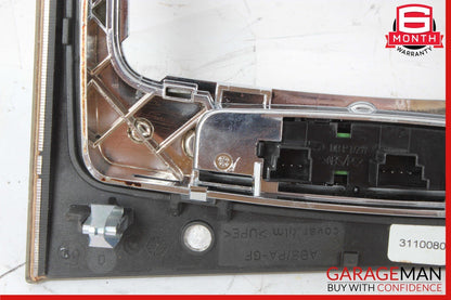 08-14 Mercedes W204 C300 Center Console Shift Shifter Plastic Trim Cover Wood