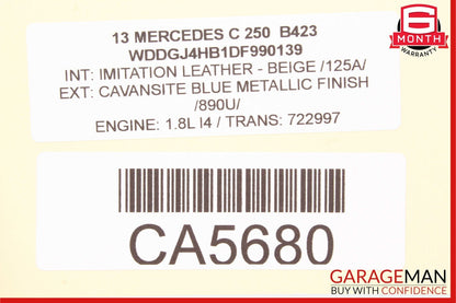 08-14 Mercedes W204 C250 C350 Front Left Side Door Control Module Unit OEM