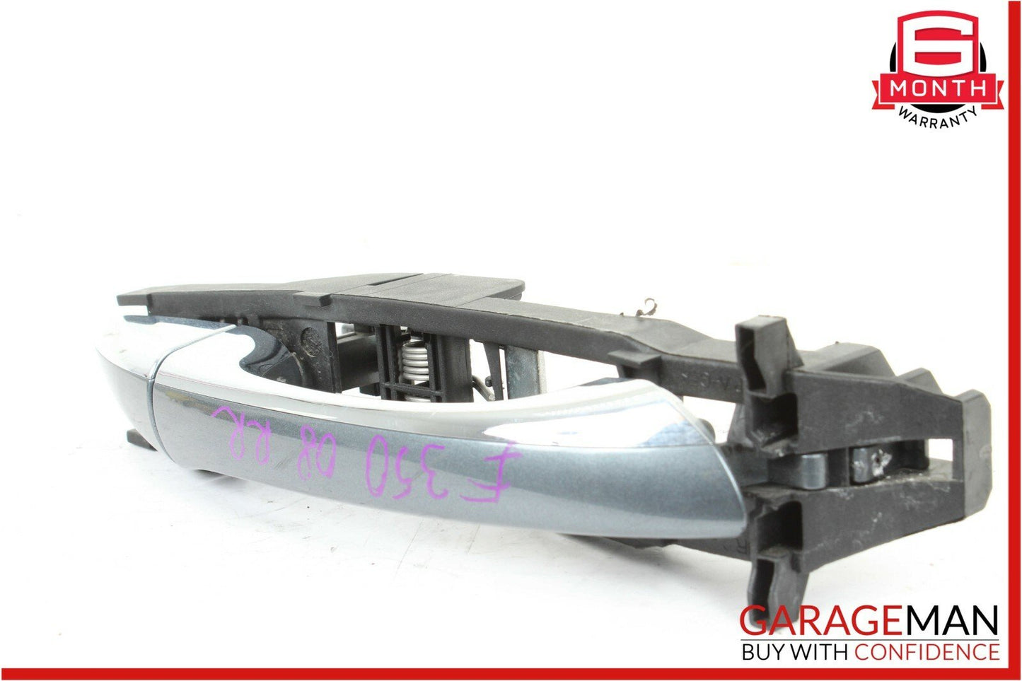 03-09 Mercedes W211 E350 Rear Right Passenger Exterior Door Handle Flintgray