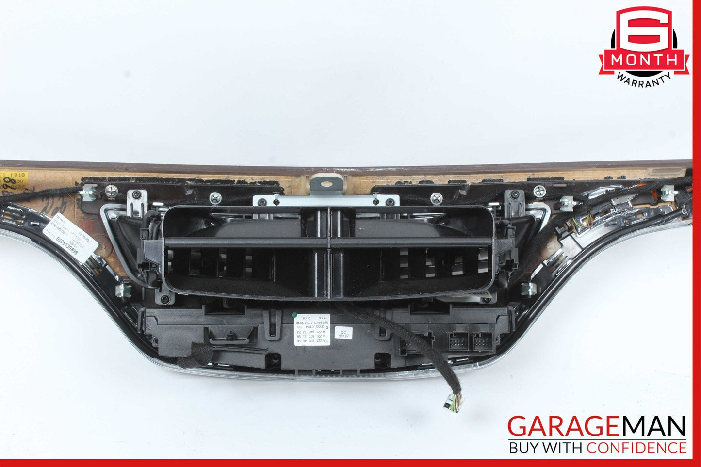07-13 Mercedes W221 S550 Center Dash Heater Switch Control Panel Assembly OEM