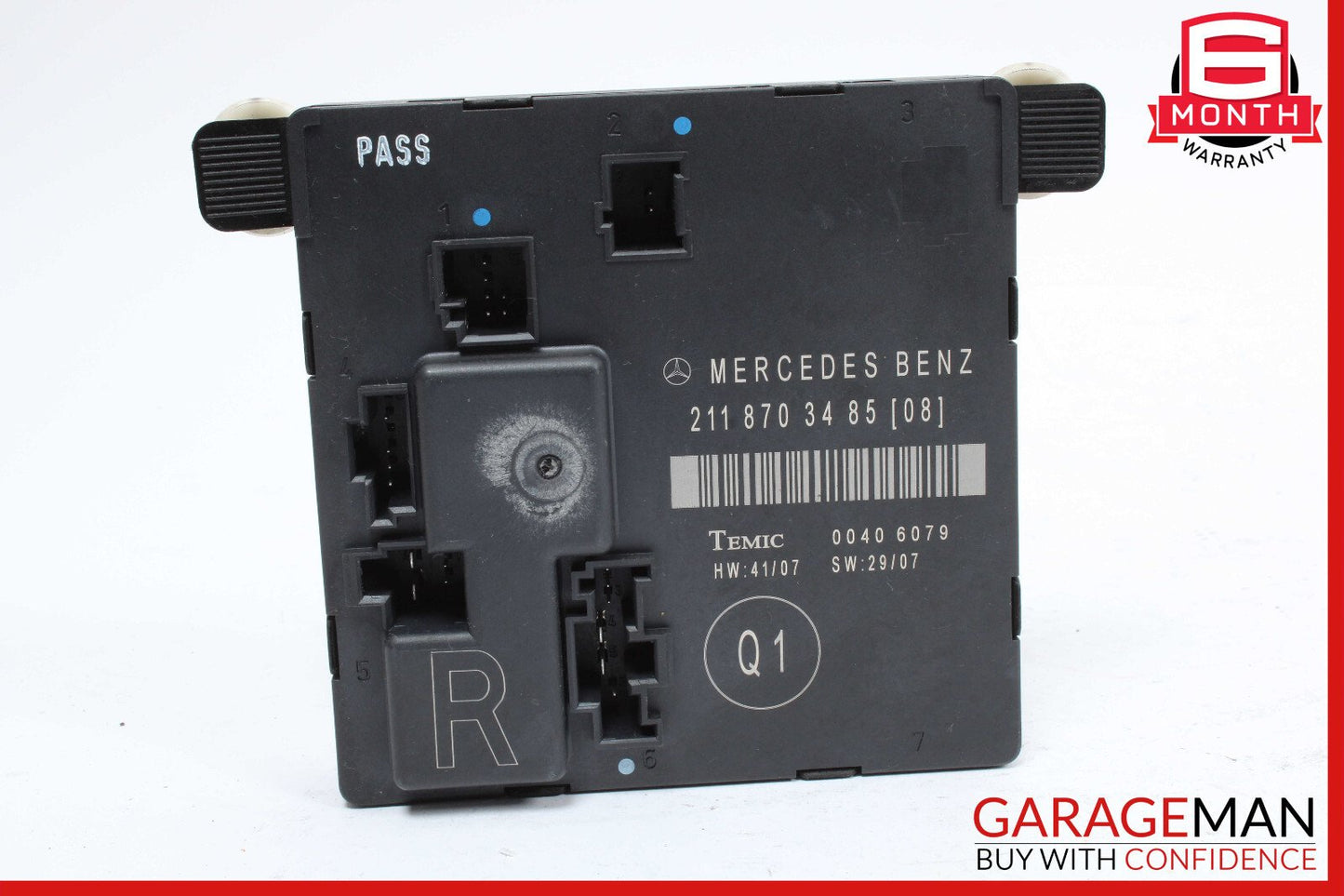 07-09 Mercedes W211 E350 E63 AMG Rear Right Door Control Module 2118703485 OEM