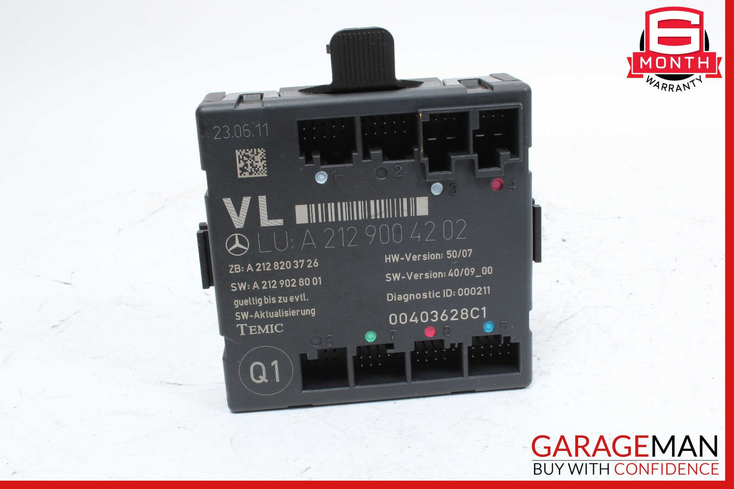08-18 Mercedes X204 GLK350 E400 Front Left Side Door Control Module OEM