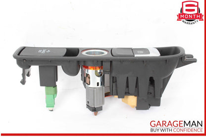 15-18 Audi Q3 Center Console Bezel Cover Trim w/ Power Outlet 8U1863349D OEM