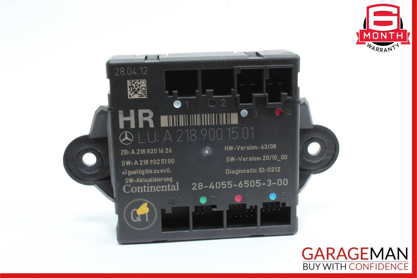 08-18 Mercedes W204 C250 CLS550 E550 Rear Right Side Door Control Module Unit