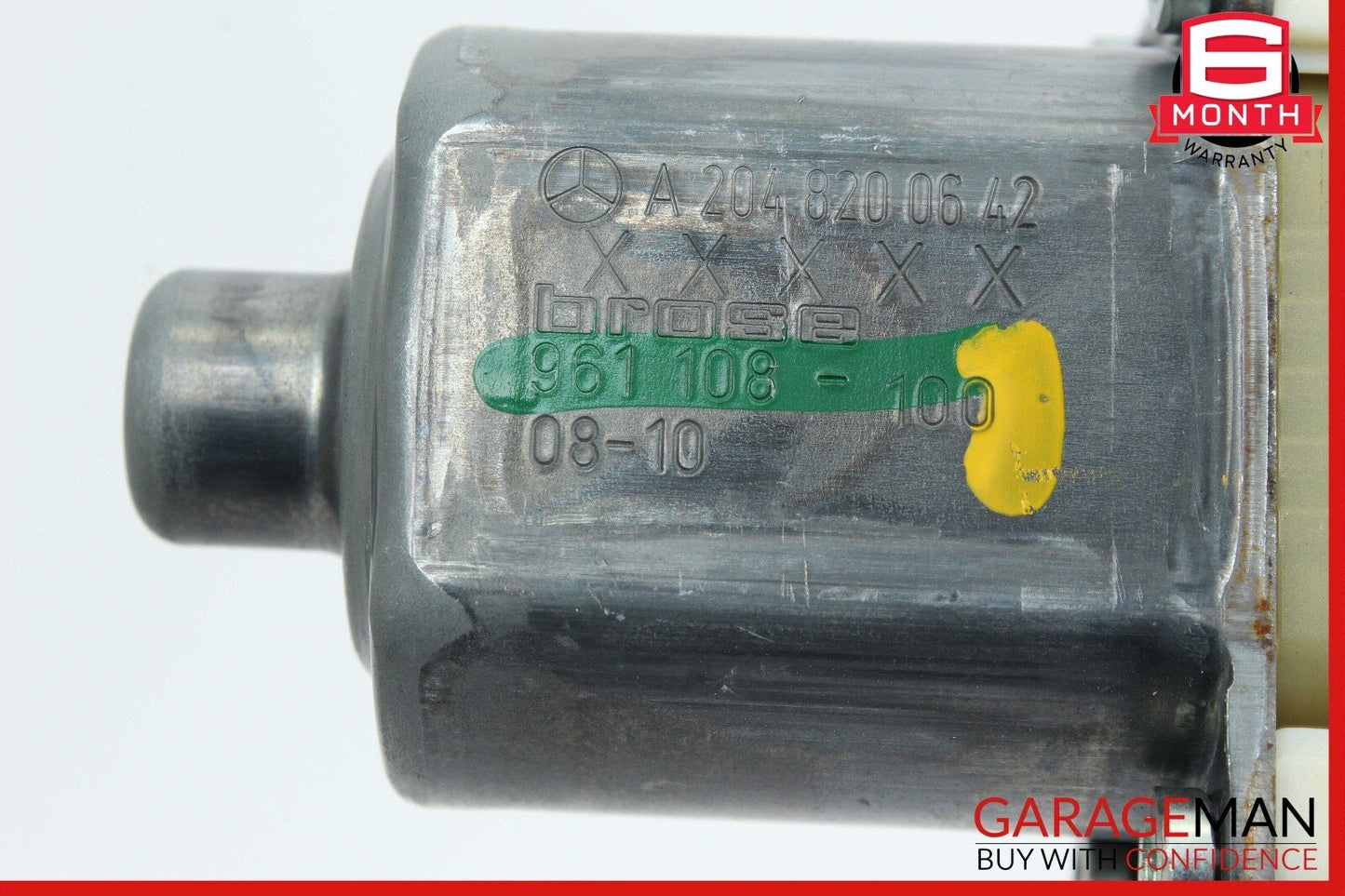 08-14 Mercedes W204 C280 C300 Rear Right Side Door Window Regulator Motor Unit