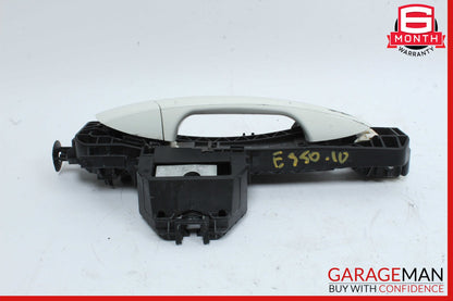 10-13 Mercedes W212 E350 E550 Rear Right Exterior Door Handle White OEM