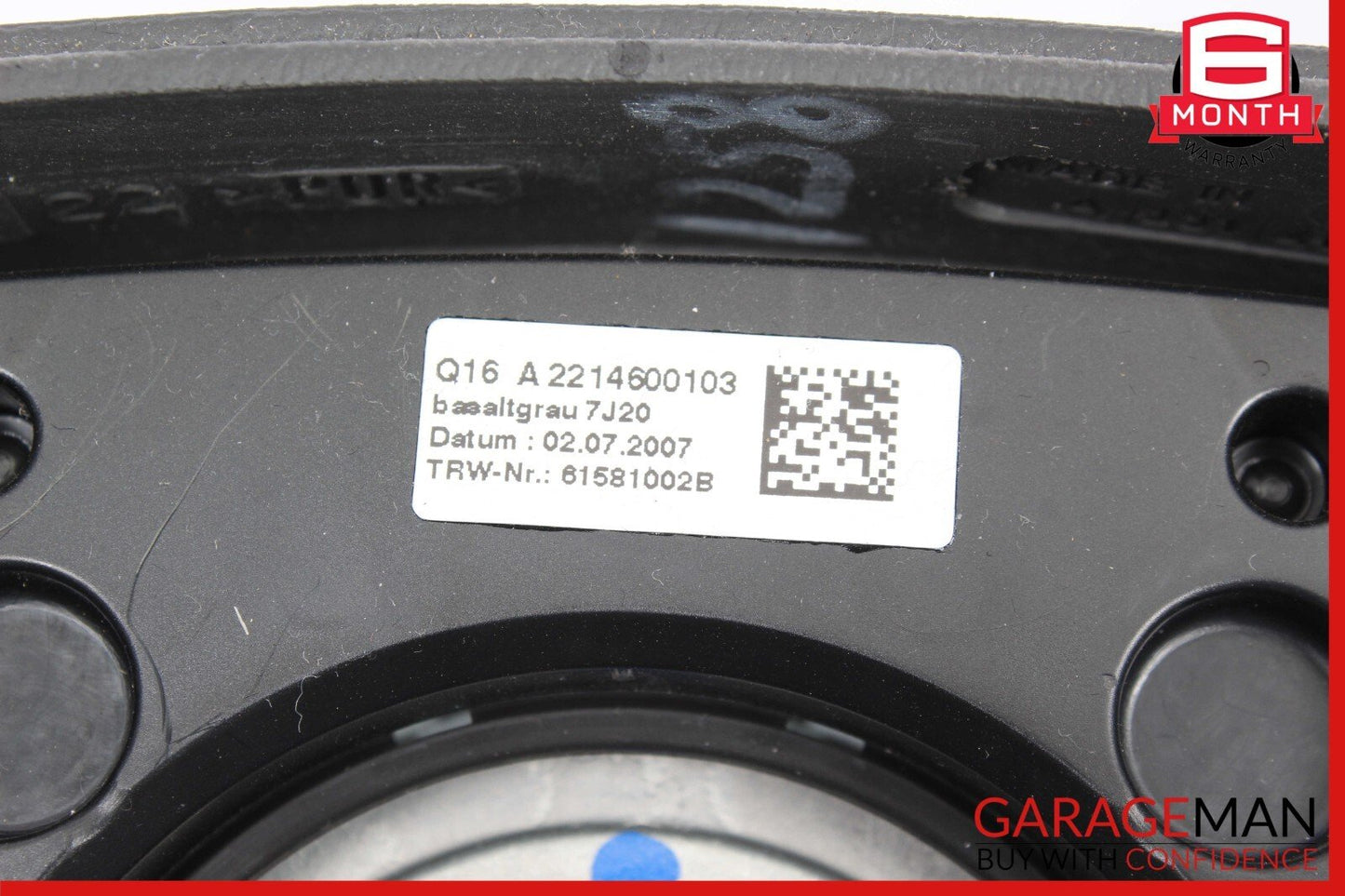 07-10 Mercedes W221 S550 CL550 Steering Wheel Black 2218201611 OEM