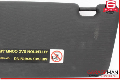 14-17 Audi SQ5 Front Right Passenger Side Sun Visor Sunvisor Black 8K0857552 OEM