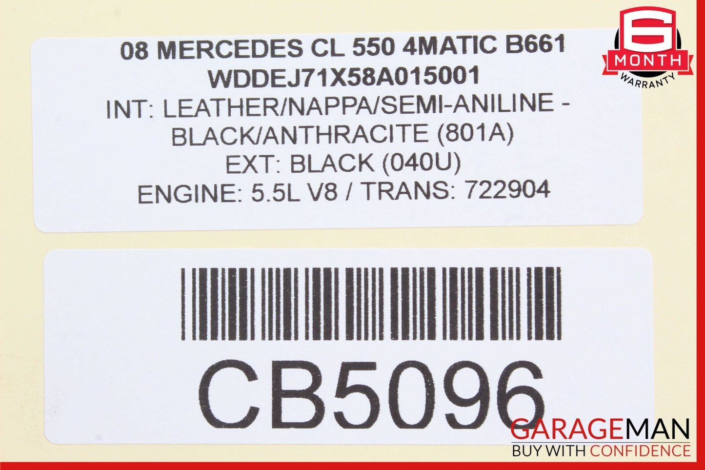 07-14 Mercedes W216 CL550 CL65 ABC Rear Suspension Hydraulic Valve Block Pump