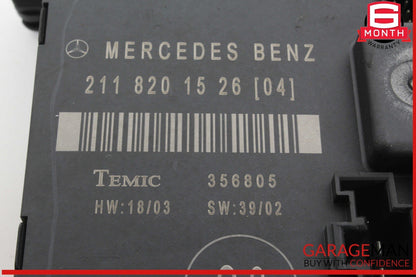 03-09 Mercedes W211 E55 AMG Door Control Module Rear Left Side OEM