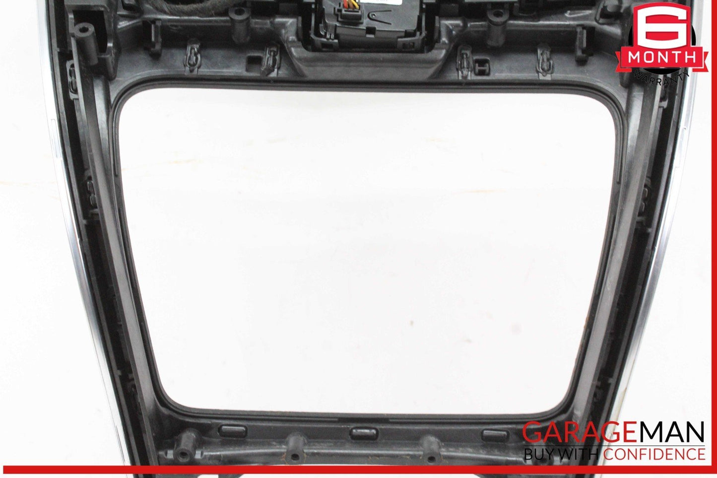 15-18 Mercedes W205 C300 Center Console Trim Bezel w/ Control Switch & Clock OEM