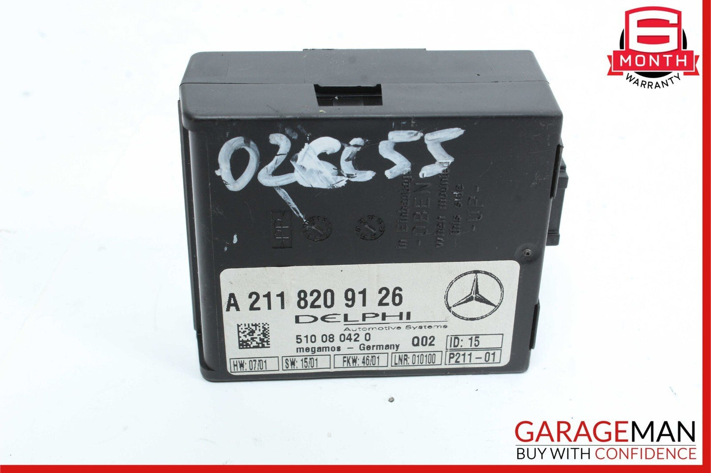 00-08 Mercedes W215 CL55 AMG CL500 CL600 Alarm Control Module 2118209126 OEM
