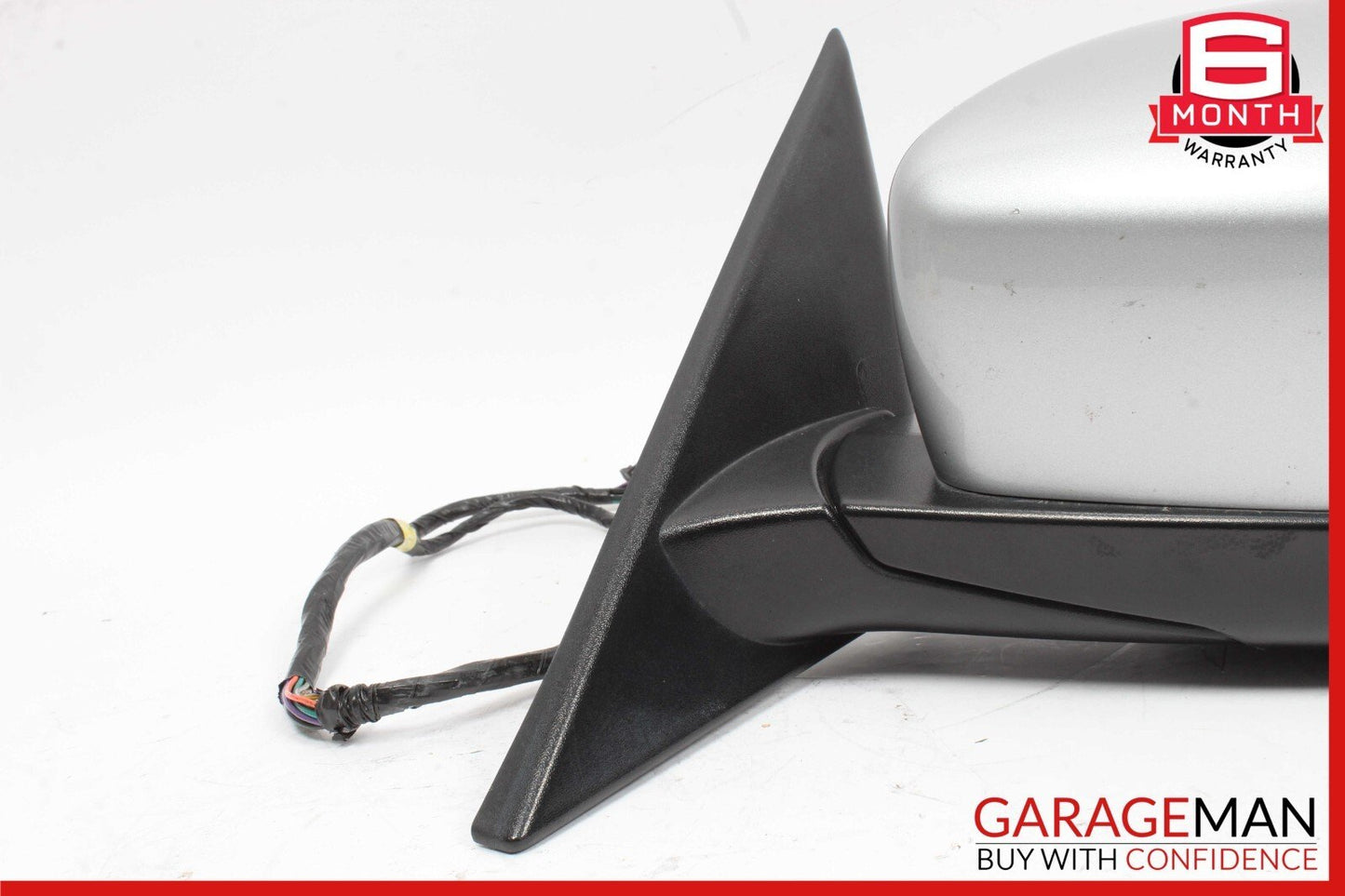 14-17 Maserati Ghibli Front Left Side Mirror Door Rear View Gray/Black OEM