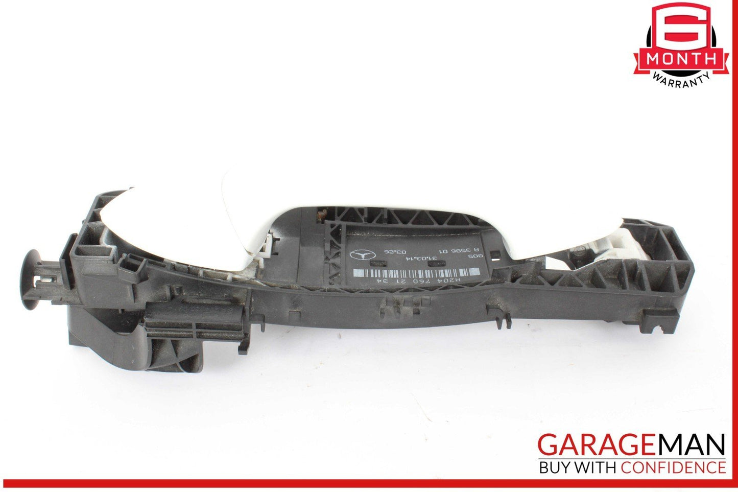 08-15 Mercedes X204 GLK350 Rear Left Driver Side Exterior Door Handle White OEM