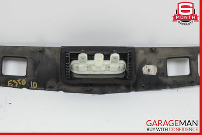 10-13 Mercedes W212 E350 E550 Sedan Trunk Lid Tailgate Handle Trim Black OEM