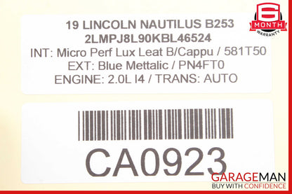 19-21 Lincoln Nautilus Exterior Top Roof Antenna Module OEM