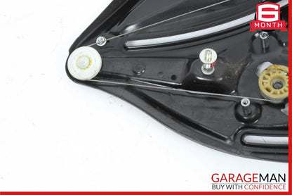 10-16 Mercedes W212 E350 Rear Right Door Window Regulator Frame w/o Motor