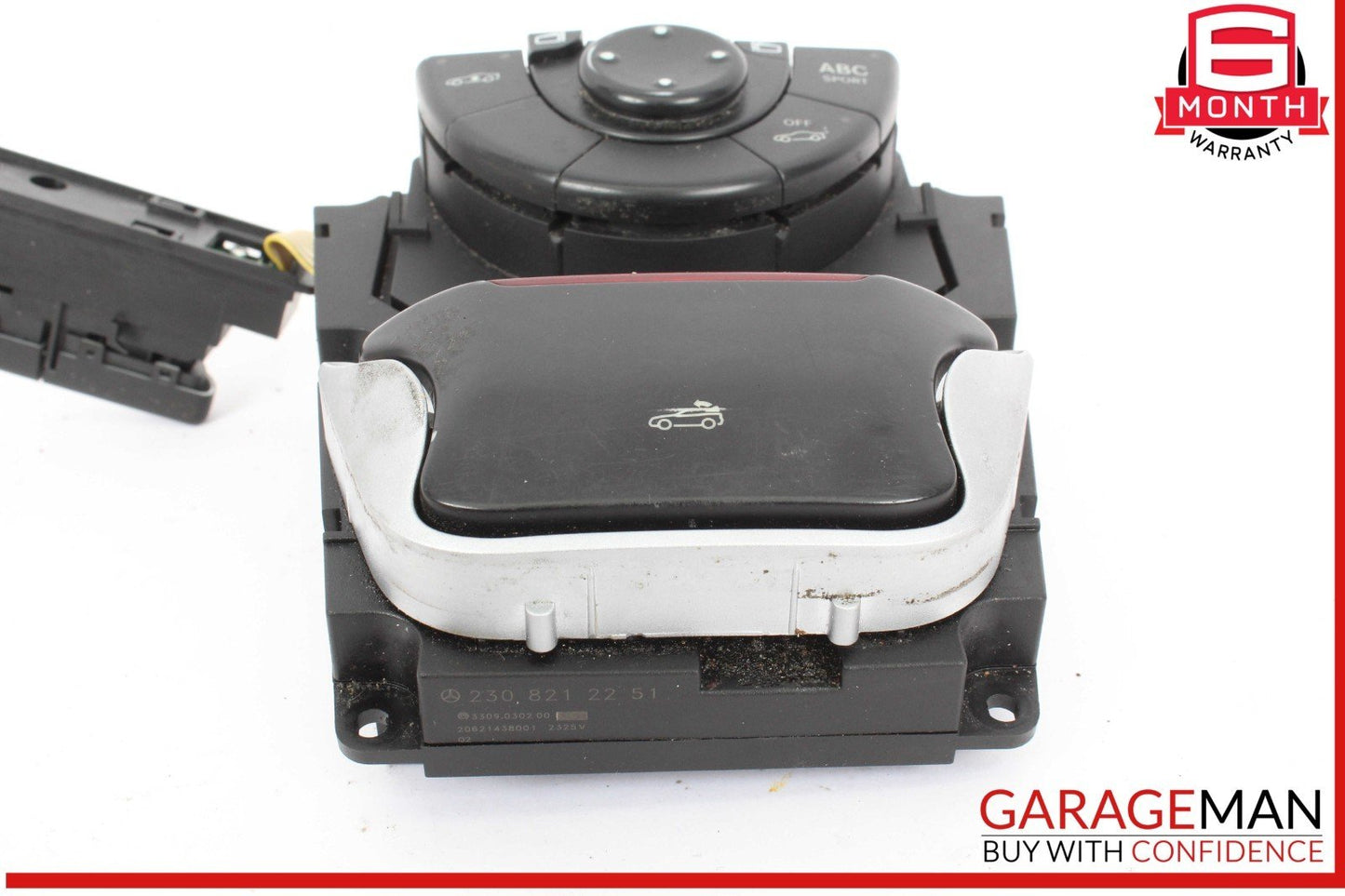 03-06 Mercedes R230 SL500 Convertible Top Roof ABC Mirror Control Switch OEM