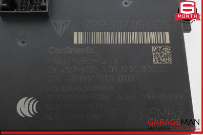 12 Porsche Cayenne S 958 Front Comfort Body Computer Control Module BCM OEM