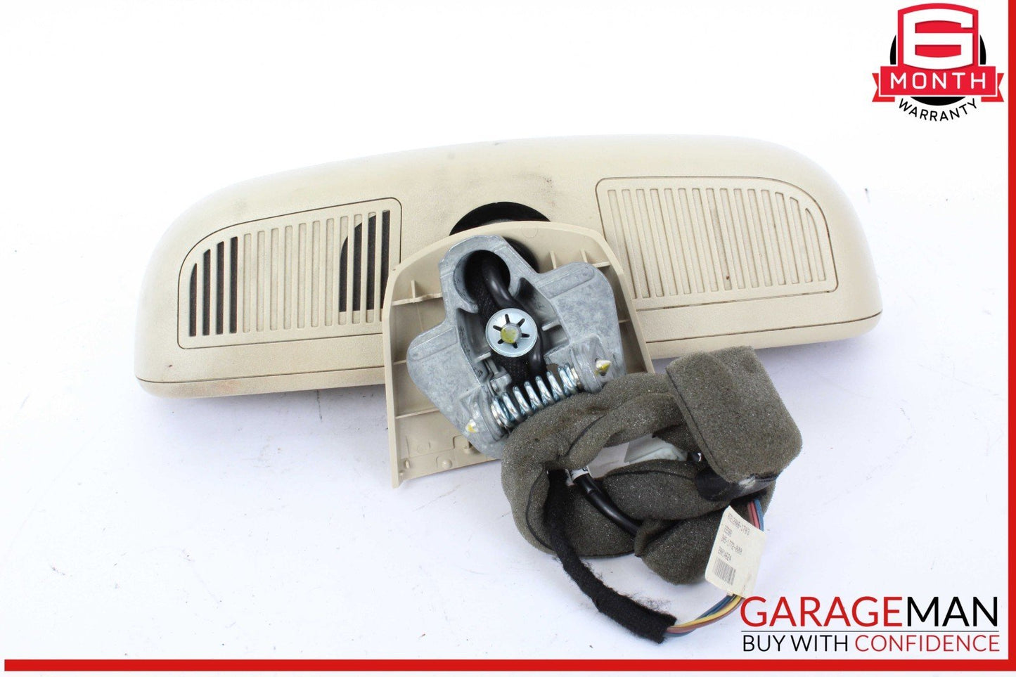 08-14 Mercedes W204 C300 C250 C63 AMG Top Upper Rear View Mirror Beige OEM