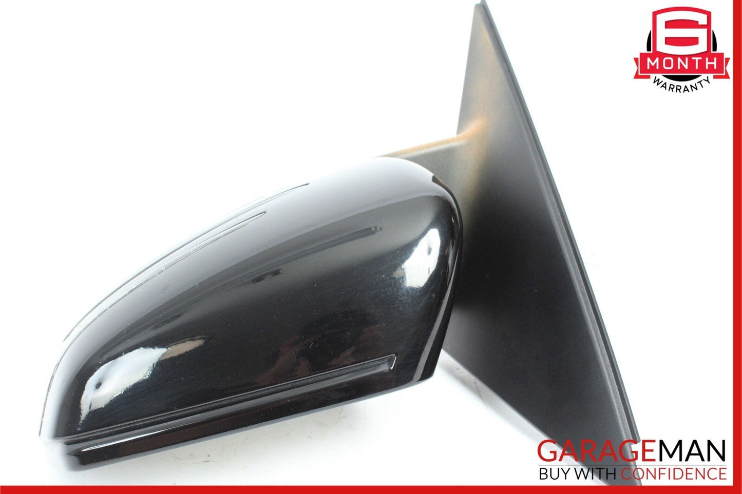 12-14 Mercedes W204 C250 Front Left Side Mirror Door Rear View Glass Black OEM