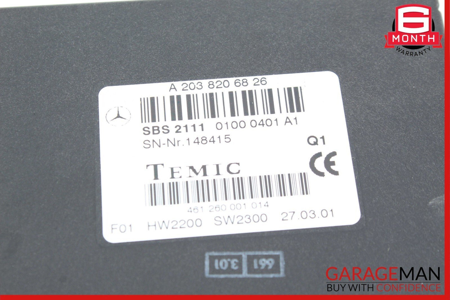 00-06 Mercedes W215 CL600 E320 S600 CLK55 AMG Voice Recognition Control Module