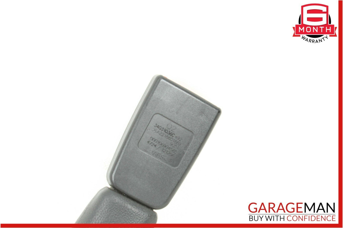 07-13 Mercedes W221 S550 CL600 Seat Belt Buckle Front Right Passenger Black OEM