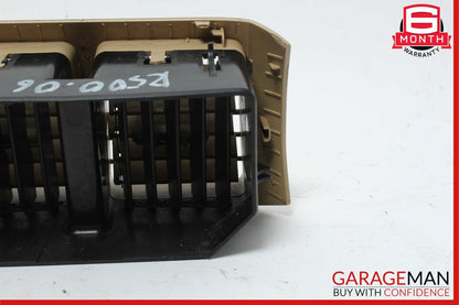06-09 Mercedes W251 R350 R500 Rear Center Console AC A/C Air Vent Grille Brown