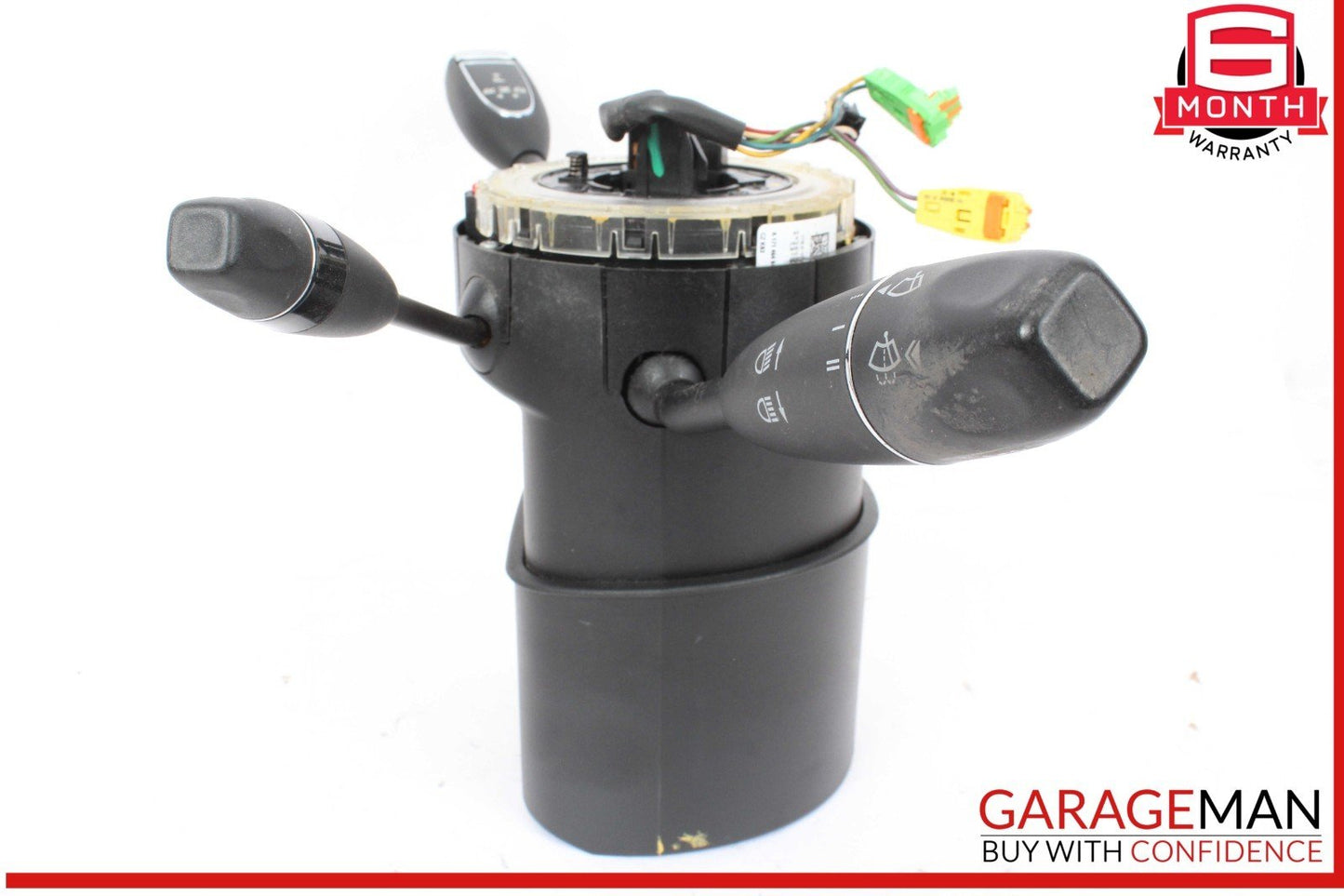07-10 Mercedes W221 S550 Steering Column Combination Switch Assembly Black OEM