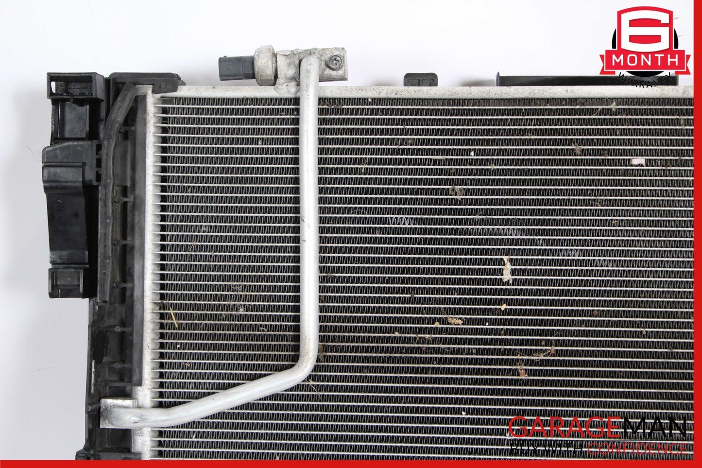 08-18 Mercedes SLK350 C250 Engine Cooling Fan Shroud Motor A/C AC Condenser Assy