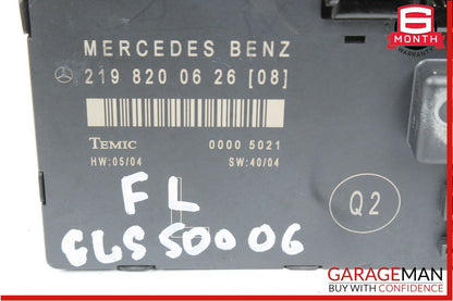 06-11 Mercedes W219 CLS500 Front Left Door Controller Module Unit
