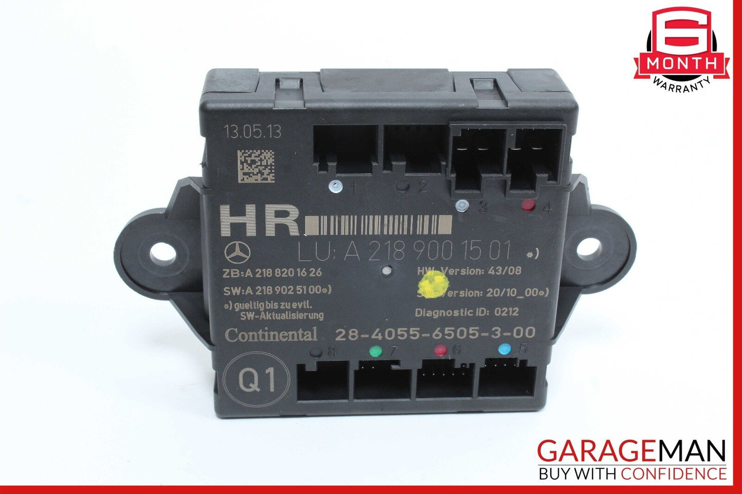 08-14 Mercedes W204 C250 C350 Rear Right Side Door Control Module OEM