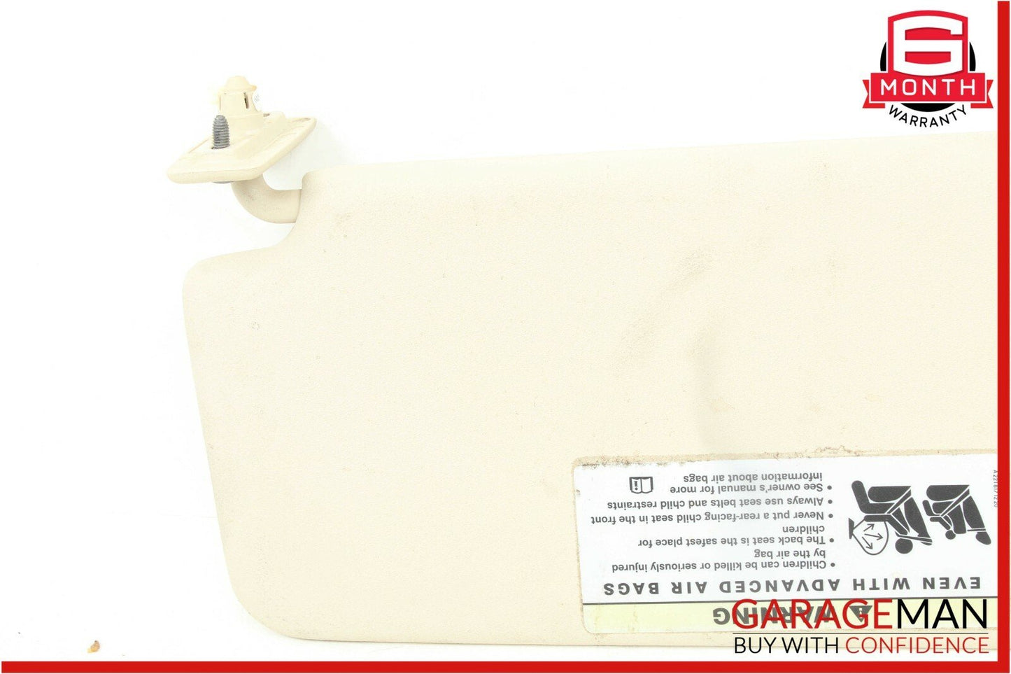 02-09 Mercedes W209 CLK350 C230 Sunvisor Sun Visor Right Passenger Side Beige