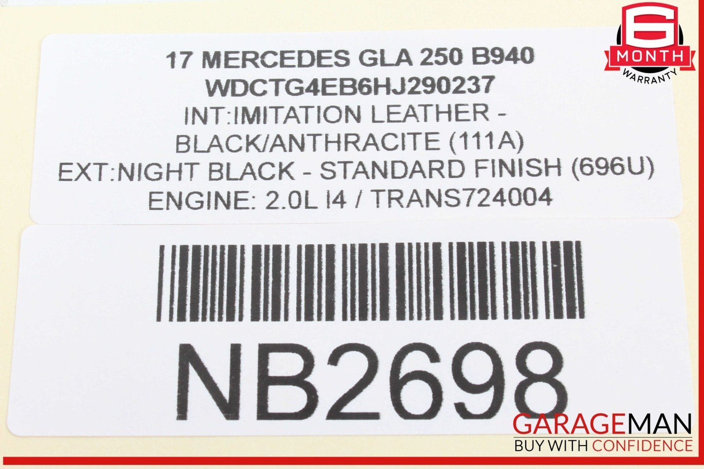12-20 Mercedes X156 GLA250 ML350 Front Right Side Door Control Module Unit