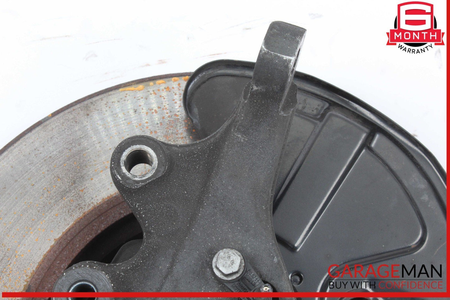 03-09 Mercedes W209 CLK320 Front Left Spindle Knuckle Wheel Hub w/ Rotor Disc