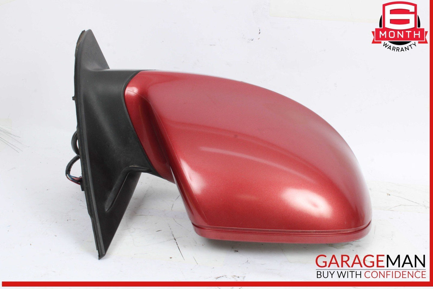 07-09 Audi Q7 Front Right Passenger Side Door Rear View Mirror Red OEM