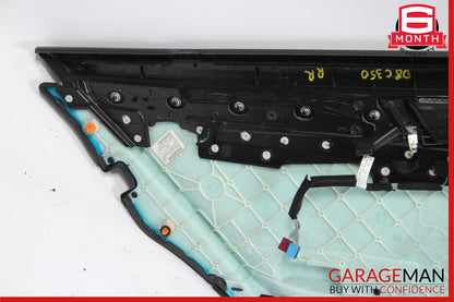 08-11 Mercedes W204 C350 Rear Right Passenger Side Interior Door Panel Black OEM