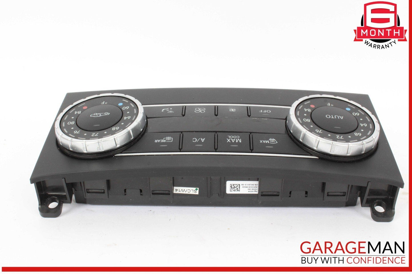 12-14 Mercedes W204 C250 C63 AMG C300 AC A/C Heater Climate Control w/ Trim OEM