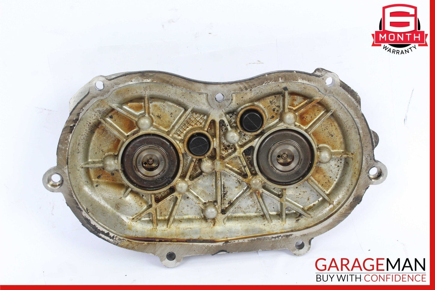 06-13 Mercedes W212 E350 S550 Front Right Engine Timing Chain Cover Plate OEM