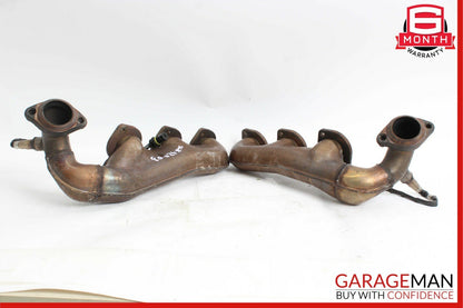 01-04 Mercedes R170 SLK320 Left & Right Side Exhaust Manifold Header Pipe Set