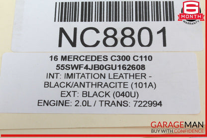 15-18 Mercedes W205 C300 C400 Master Cylinder Power Brake Booster w/ Reservoir