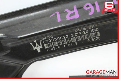 14-17 Maserati Ghibli Rear Left Driver Side Door Window Regulator w/o Motor OEM